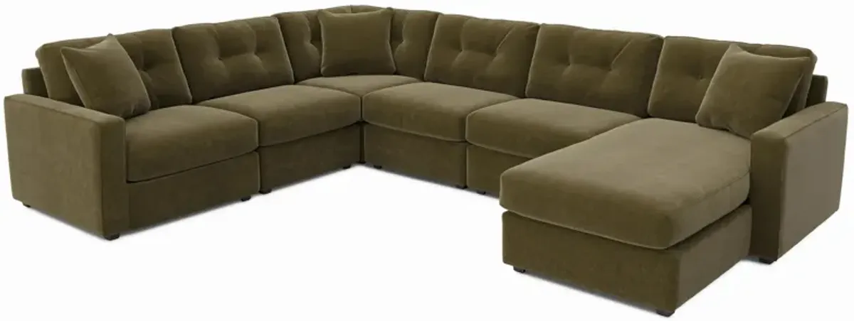 ModularOne 6-pc. Sectional in Moss by H.M. Richards