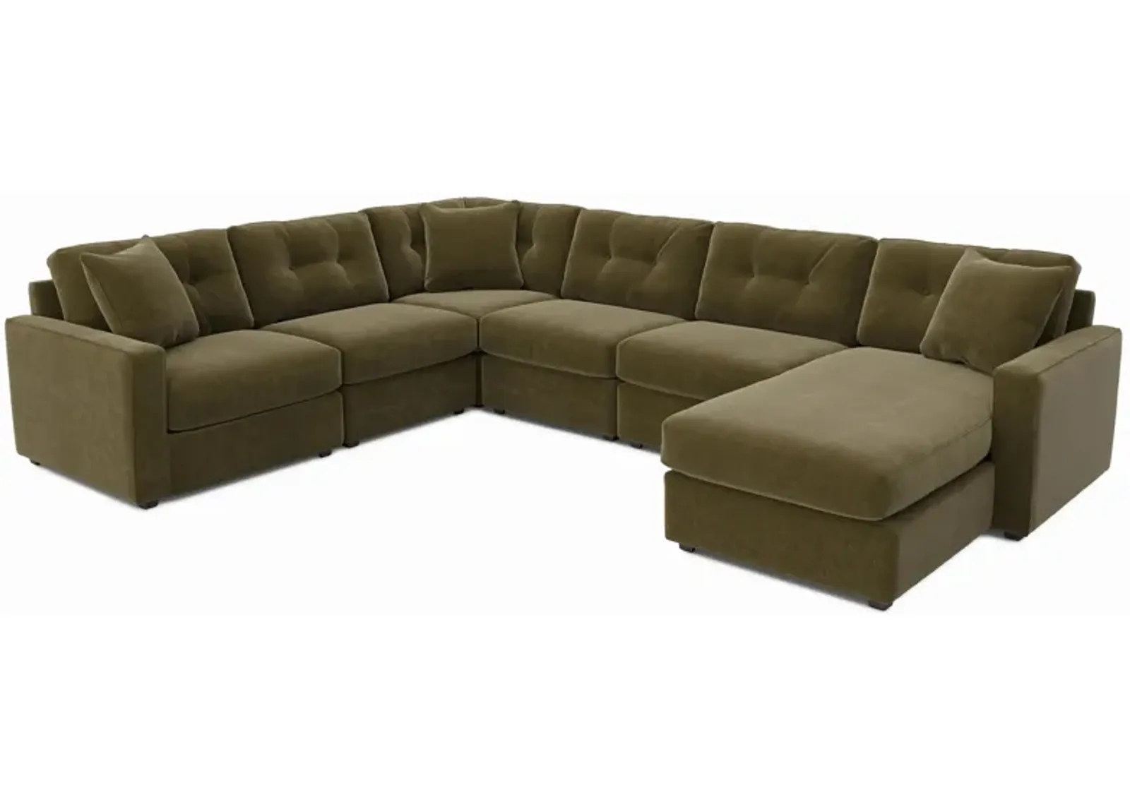 ModularOne 6-pc. Sectional in Moss by H.M. Richards