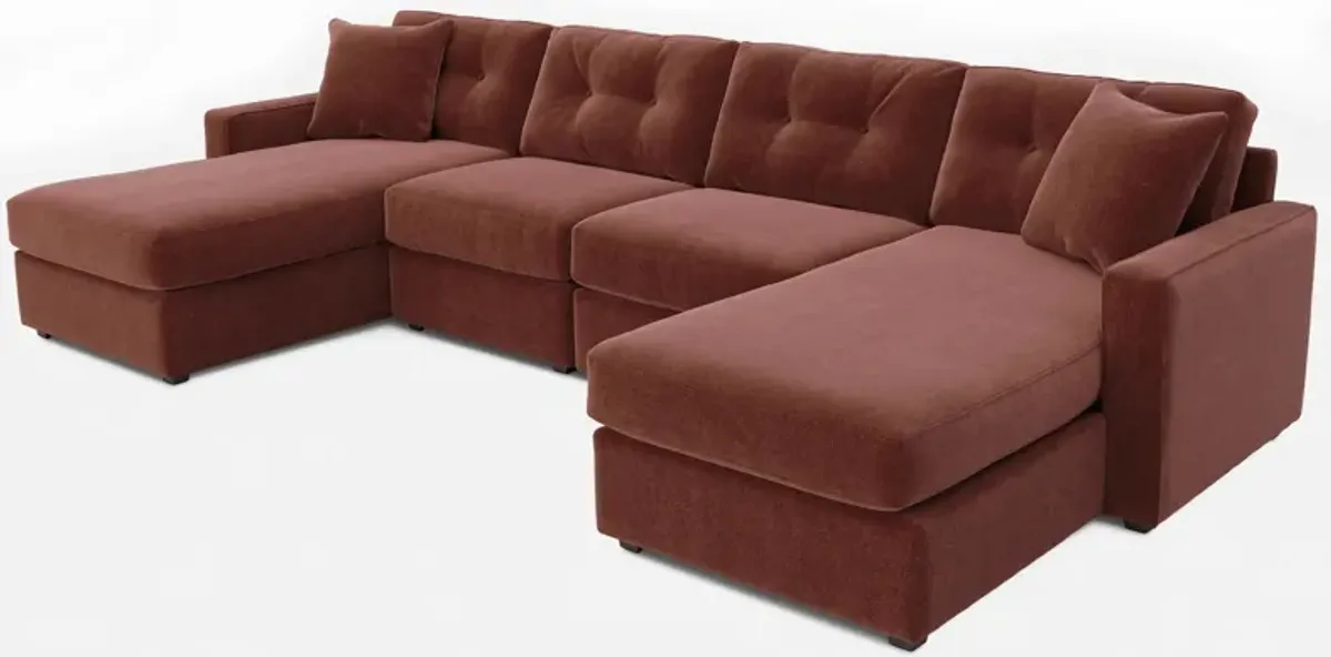 ModularOne 4-pc. Sectional in Merlot by H.M. Richards