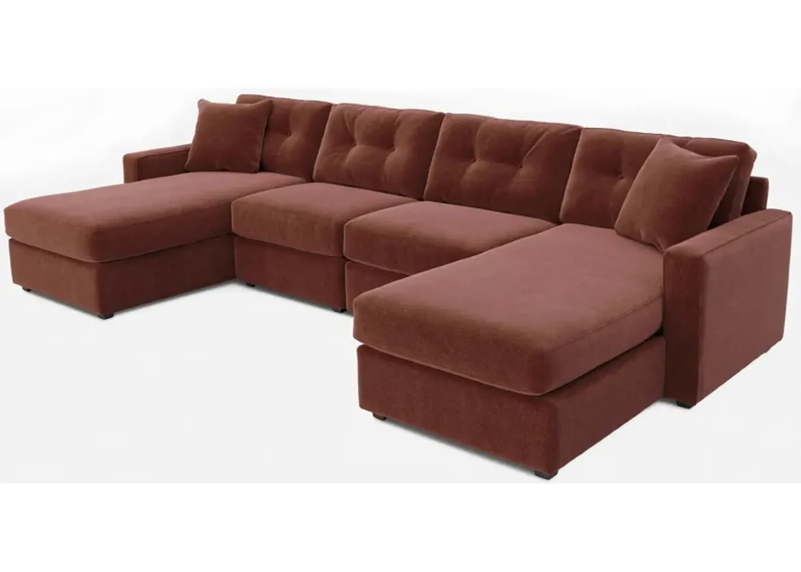 ModularOne 4-pc. Sectional in Merlot by H.M. Richards