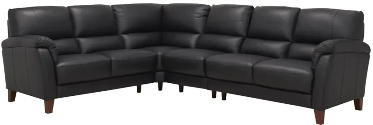 Harmony 4-pc. Sectional in Black by Bellanest