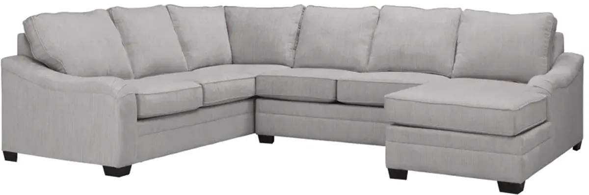 Caid 3-pc. Chenille Sectional