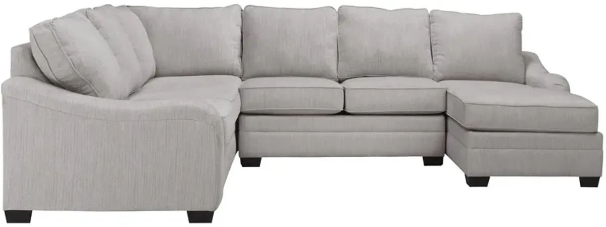 Caid 3-pc. Chenille Sectional