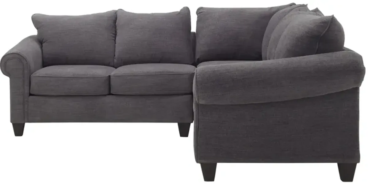 Piper 2-pc. Chenille Sectional Sofa