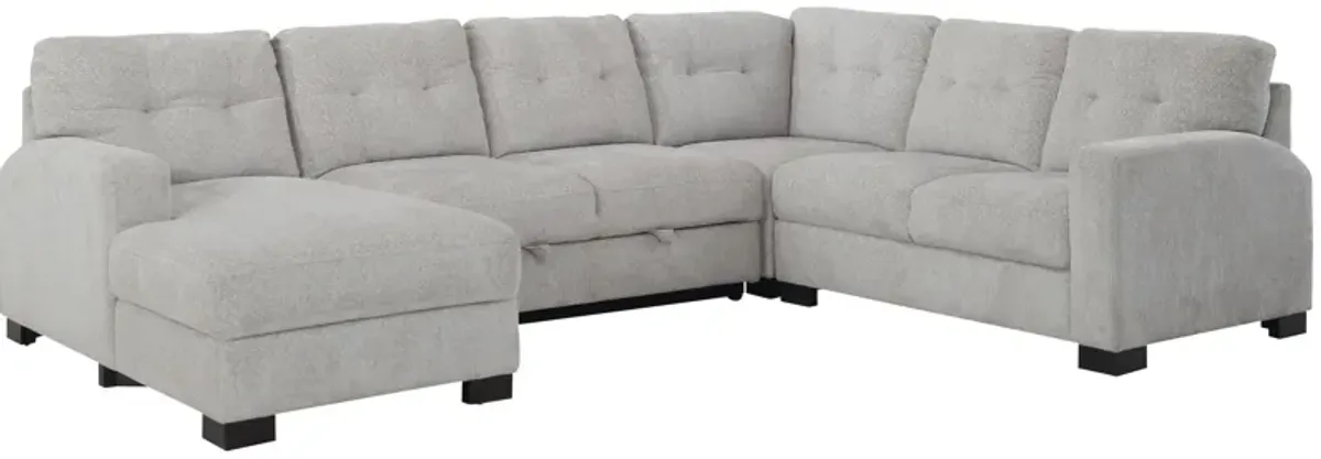 Pierce 4-pc. Sectional w/ Pop Up Sleeper