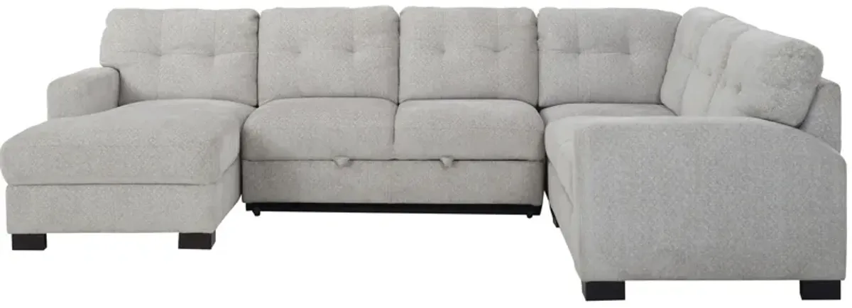 Pierce 4-pc. Sectional w/ Pop Up Sleeper