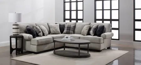 Overton 2-pc. Sectional in Gray by Alan White