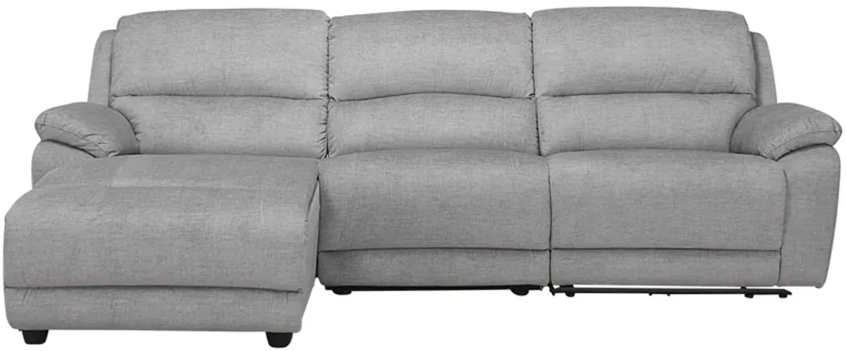 Marley 3-pc. Power Sectional in Gray by Bellanest