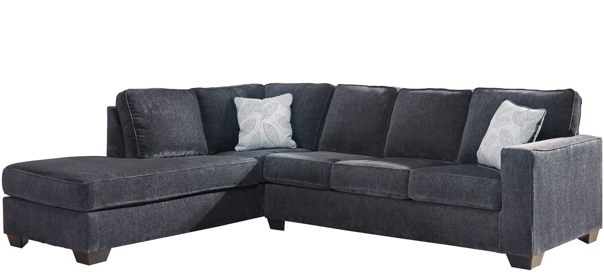Adelson Chenille 2-pc. Sectional in Slate Gray by Ashley Furniture