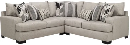Cooper 3-pc. Sectional in Beige;Brown by Albany Furniture