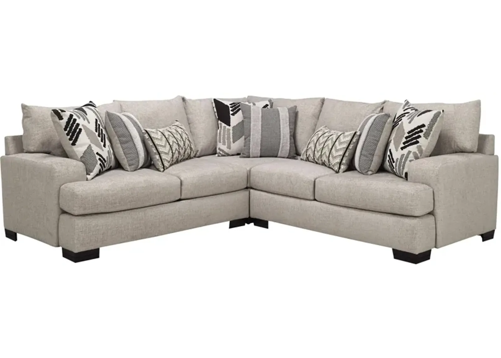 Cooper 3-pc. Sectional in Beige;Brown by Albany Furniture