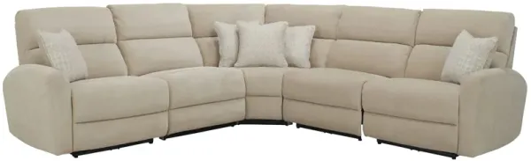 Fletcher 5-pc. Power Sectional w/ Power Headrests
