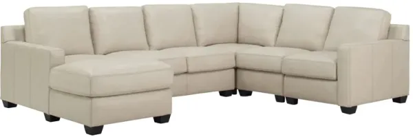 Anaheim Leather 5-pc. Sectional