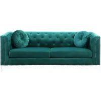 Delray Sofa in Green by Glory Furniture