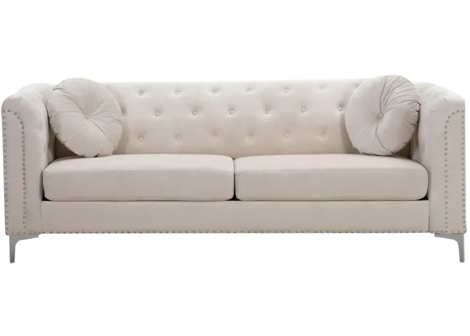 Delray Sofa in Ivory by Glory Furniture