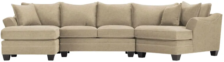 Foresthill 3-pc. Left Hand Facing Sectional Sofa in Santa Rosa Linen by H.M. Richards