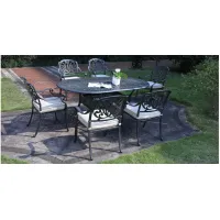 Geneva 7-pc. Outdoor Dining Set in Natural by Bellanest