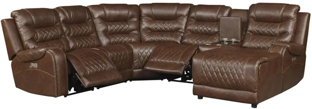 Greenway 6-pc. Modular Power Reclining Sectional Sofa W/ Chaise