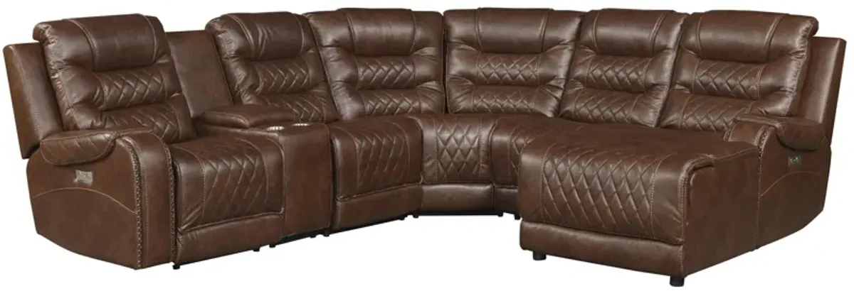 Greenway 6-pc. Modular Power Reclining Sectional Sofa W/ Chaise