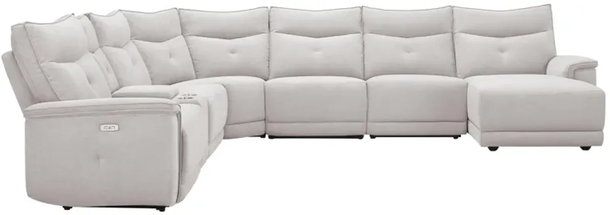 Graceland 7-pc. Sectional Sofa w/Power Headrests