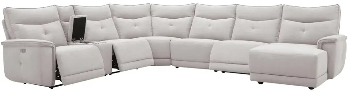 Graceland 7-pc. Sectional Sofa w/Power Headrests