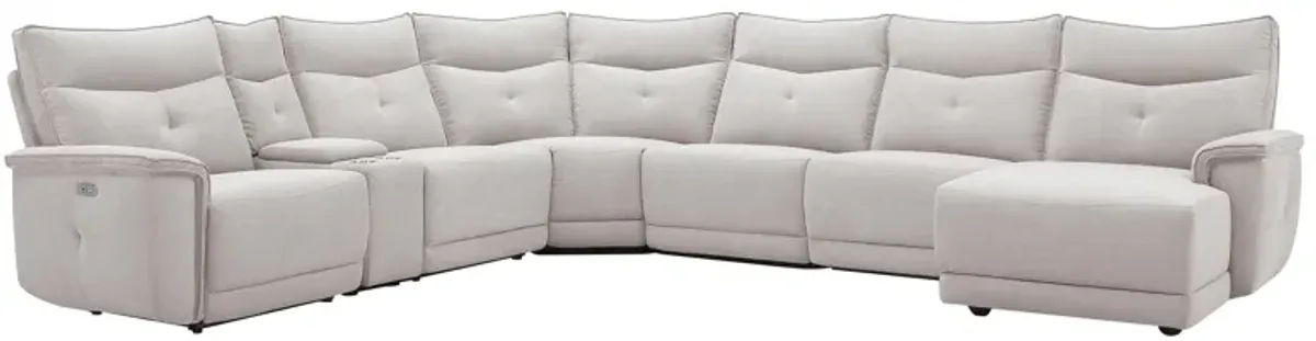 Graceland 7-pc. Sectional Sofa w/Power Headrests