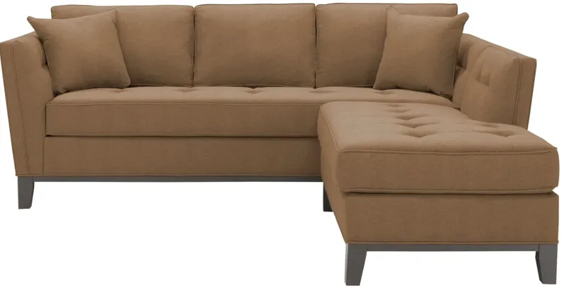 Macauley 2pc. Right Hand Facing Sofa in Suede So Soft Khaki by H.M