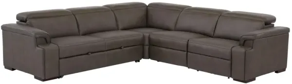 Orion 5-pc. Dual Power Media Sectional