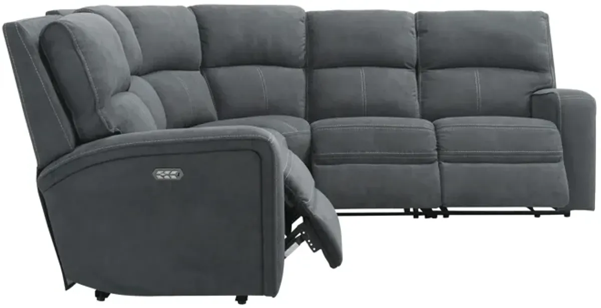 Ian 5-pc. Power Sectional w/ Power Headrest & Lumbar