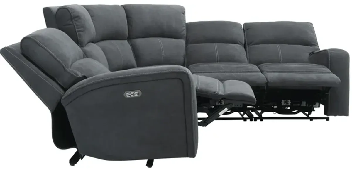 Ian 5-pc. Power Sectional w/ Power Headrest & Lumbar