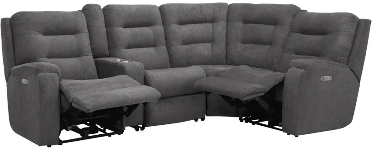 Halenbeck 5-pc. Triple Power Sectional