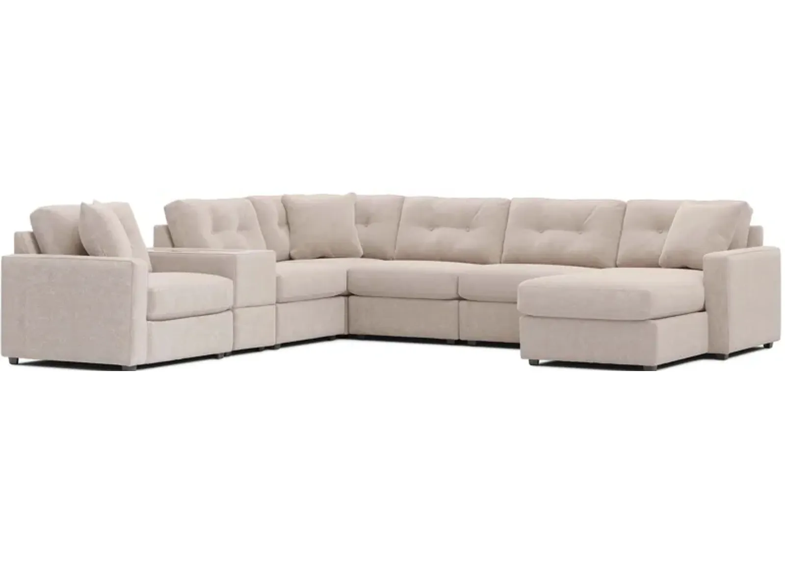 ModularOne 7-pc. Sectional w/One Power Console