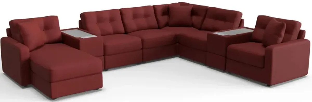 ModularOne 8-pc. Sectional w/Two Power Consoles