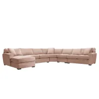 Artemis II 5-pc. Left Hand Facing Sectional Sofa in Gypsy Blush by Jonathan Louis