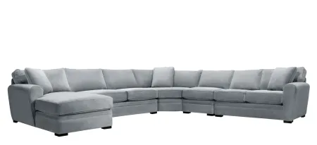 Artemis II 5-pc. Left Hand Facing Sectional Sofa in Gypsy Quarry by Jonathan Louis