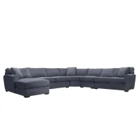 Artemis II 5-pc. Left Hand Facing Sectional Sofa in Gypsy Slate by Jonathan Louis