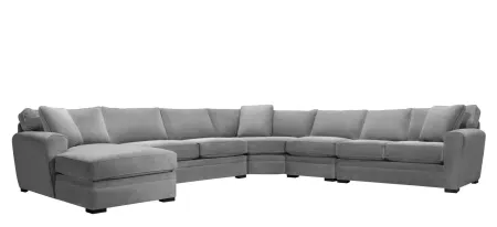 Artemis II 5-pc. Left Hand Facing Sectional Sofa in Gypsy Smoked Pearl by Jonathan Louis