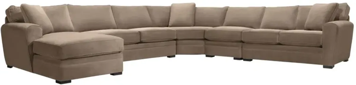 Artemis II 5-pc. Sectional in Gypsy Taupe by Jonathan Louis