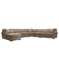 Artemis II 5-pc. Left Hand Facing Sectional Sofa in Gypsy Taupe by Jonathan Louis
