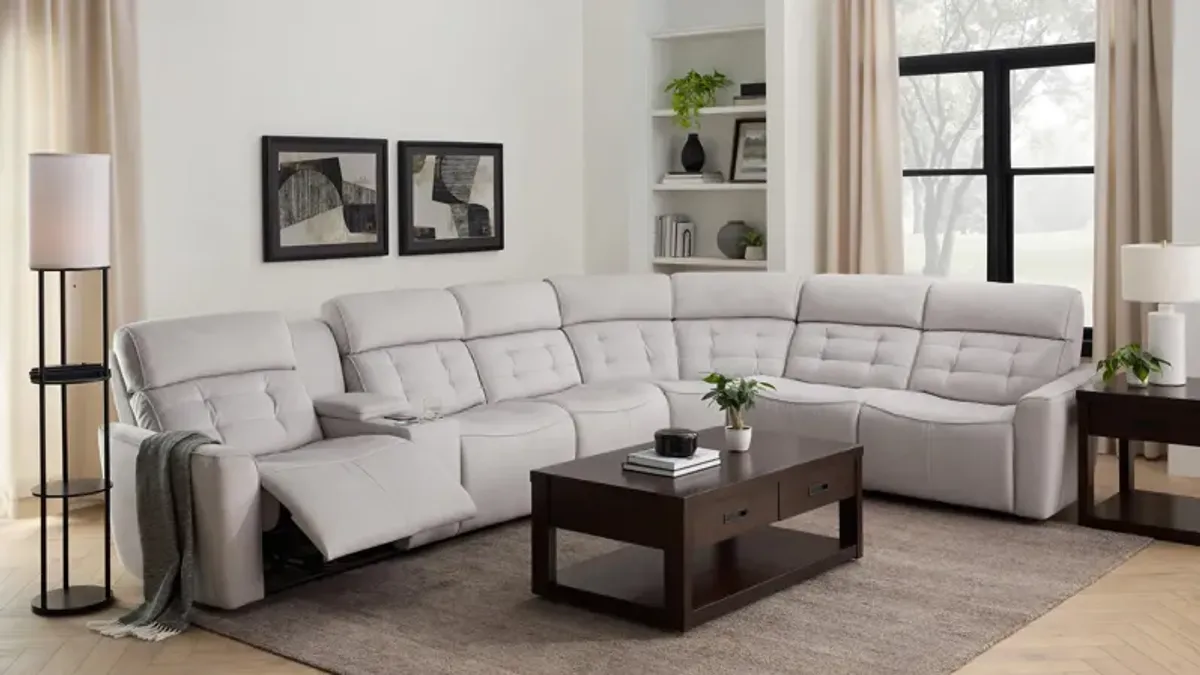 Hanlin 4-pc. Power Sectional