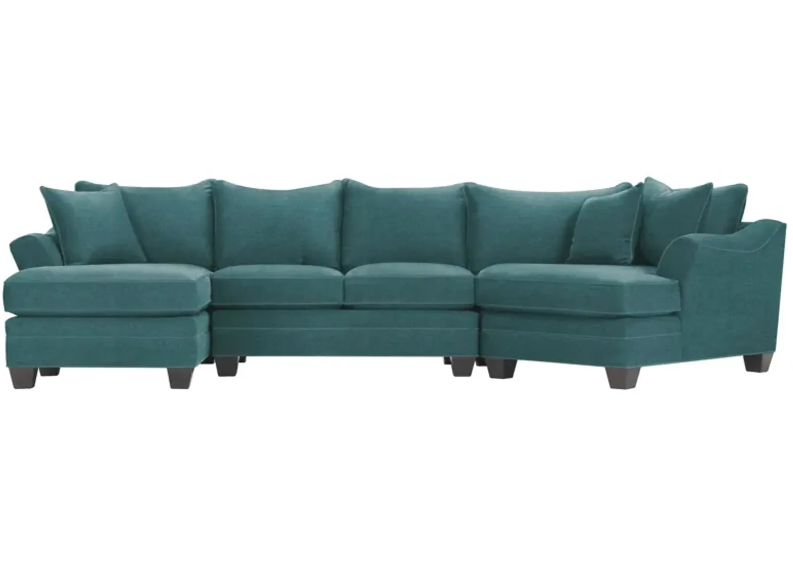 Foresthill 3-pc. Left Hand Facing Sectional Sofa in Santa Rosa Turquoise by H.M. Richards