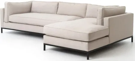 DuPar 2-pc. Sectional Sofa w/ Chaise in Bennett Moon by Four Hands