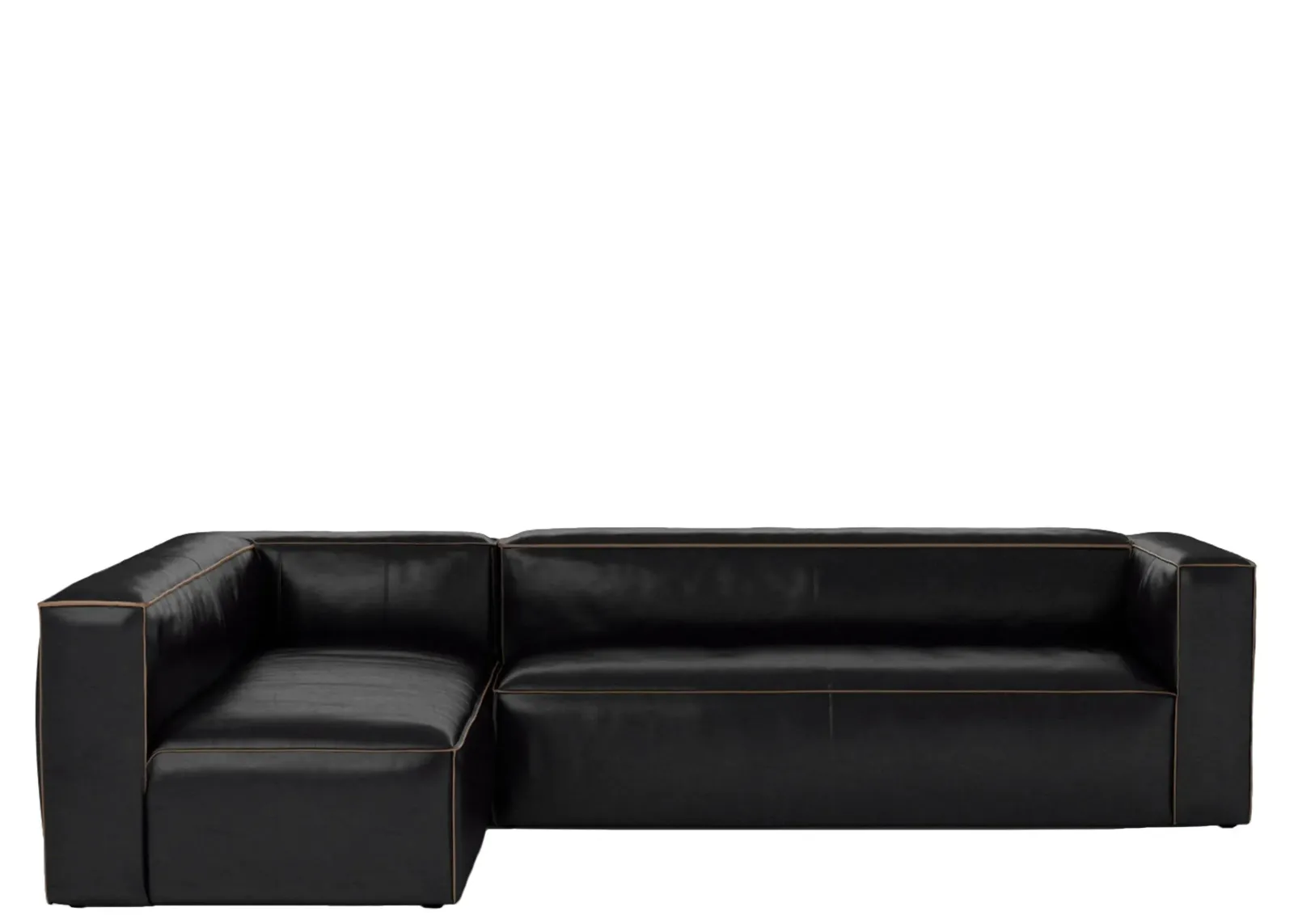 Nolita 2-pc. Modular Sectional Sofa in Rider Black by Four Hands