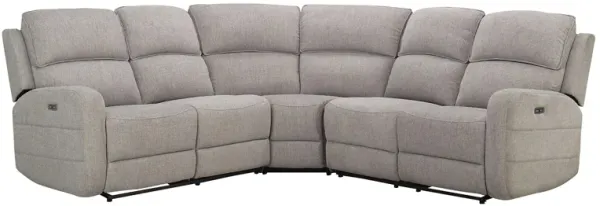 Everitt Chenille 3-pc. Power Sectional