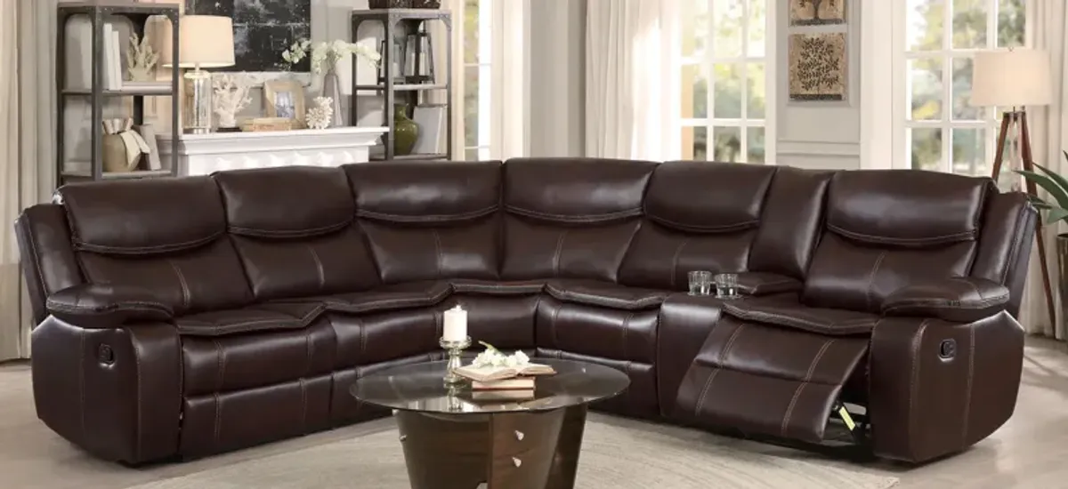 Arden 3-pc. Sectional Reclining Sofa