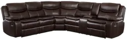Brown Faux Leather color