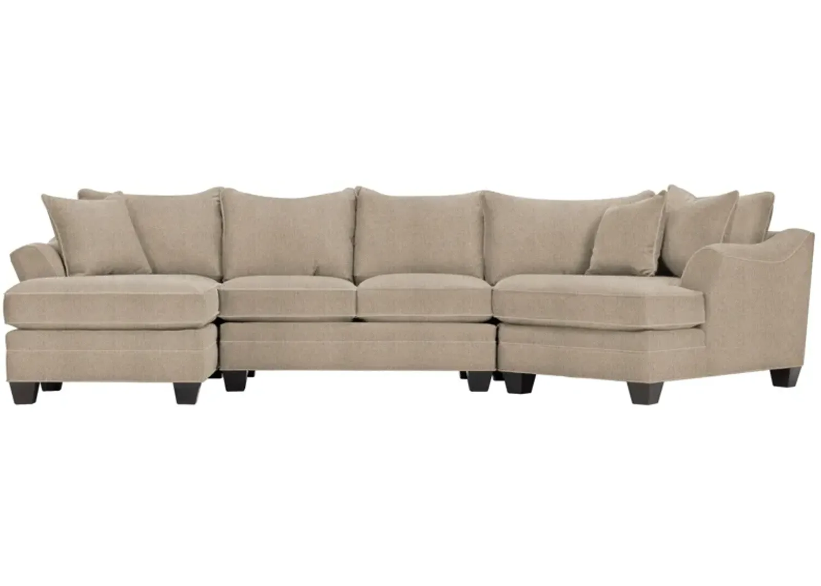 Foresthill 3-pc. Left Hand Facing Sectional Sofa in Sugar Shack Putty by H.M. Richards