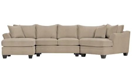 Foresthill 3-pc. Left Hand Facing Sectional Sofa in Sugar Shack Putty by H.M. Richards