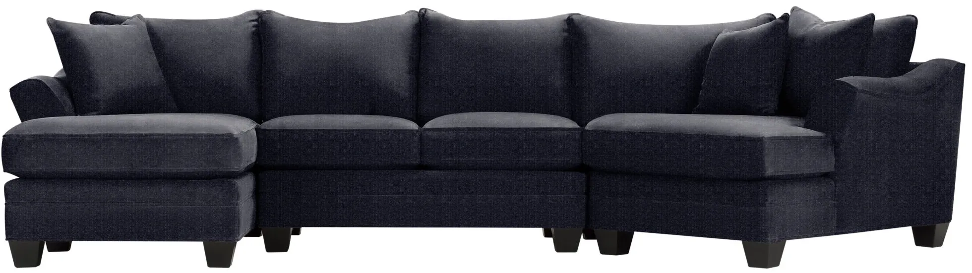 Foresthill 3-pc. Left Hand Facing Sectional Sofa in Sugar Shack Navy by H.M. Richards