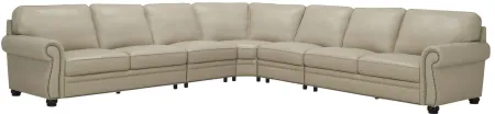 Gilmore 5-pc. Sectional in Off-White by Bellanest